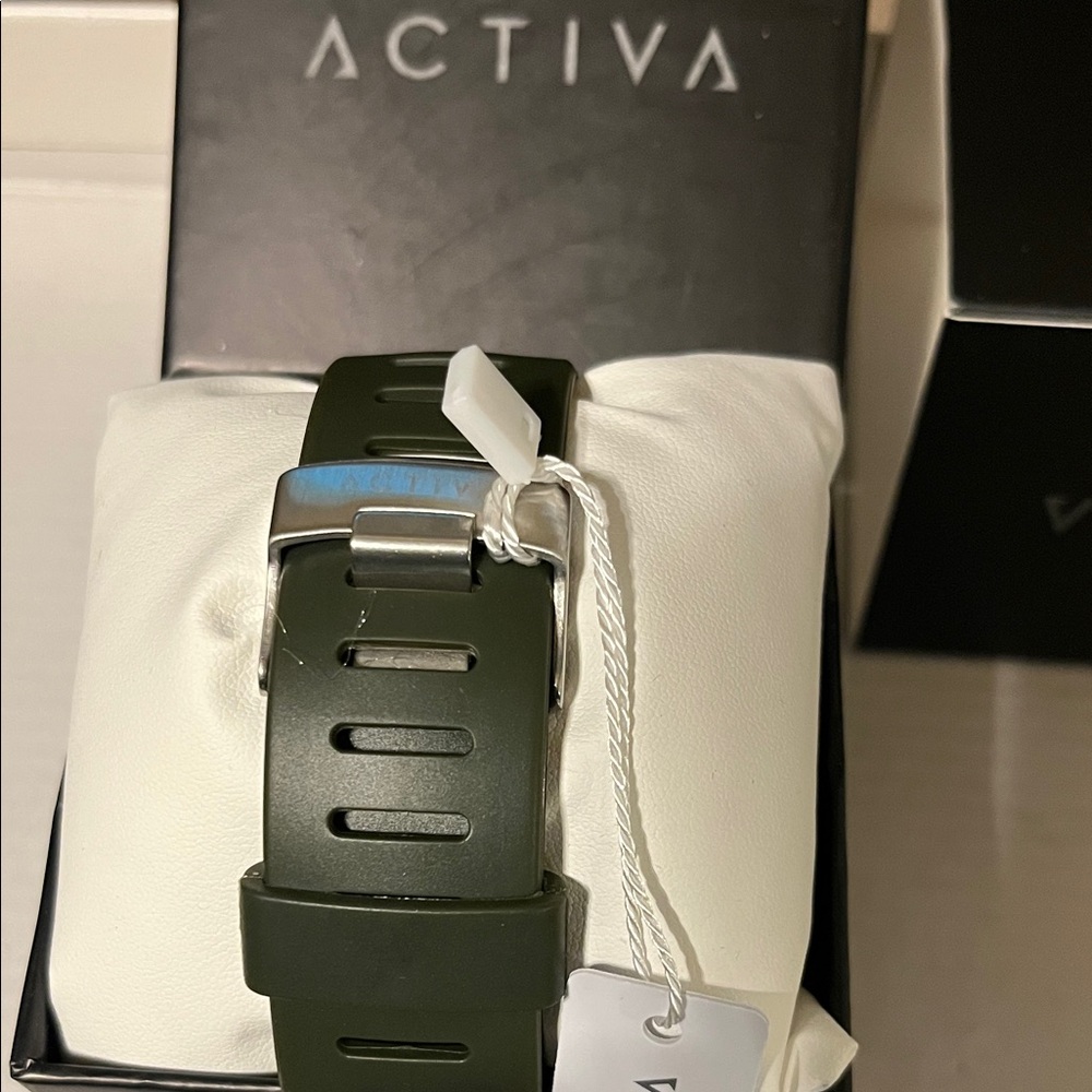 Ativa Black and Cameo Green Digital Watch - Picture 3 of 3